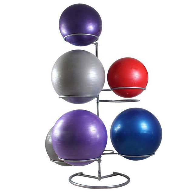 OK0025 9pcs Gym Ball Rack