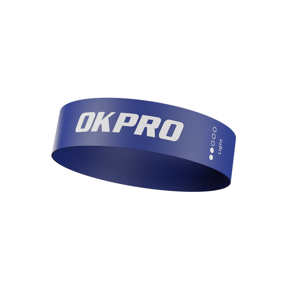 OKPRO Custom Printed Fitness Pull Up Assist Exercises Leg Loop Latex Resistance Bands