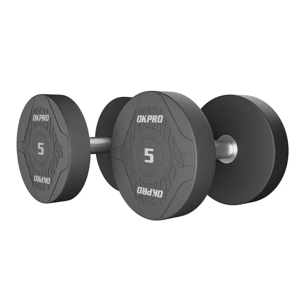 OK1012A Rubber Round Dumbbell