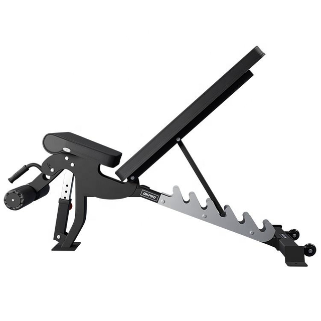 OKPRO Commercial PRO with Incline and Decline Flat Exercise Adjustable Foldable dumbbell Weight Bench