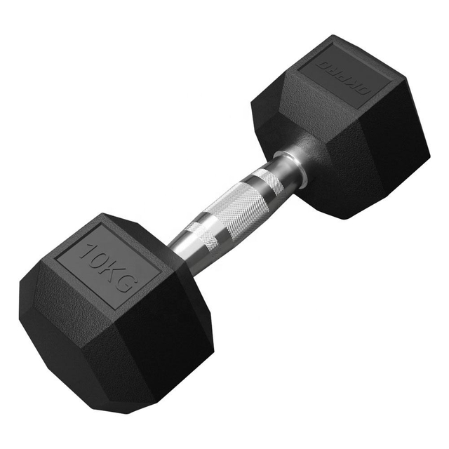 OK1013 Hex Rubber Coated Dumbbell